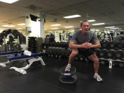 StrongBoard Balance Board Side to Side Squat Jump