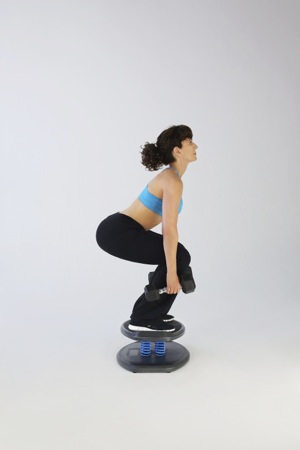 Squat 2 Press on StrongBoard Balance