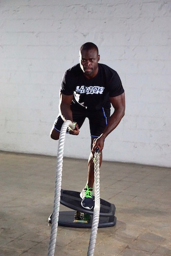 StrongBoard Balance Board MMA Fighter Uriah Hall Battle Ropes