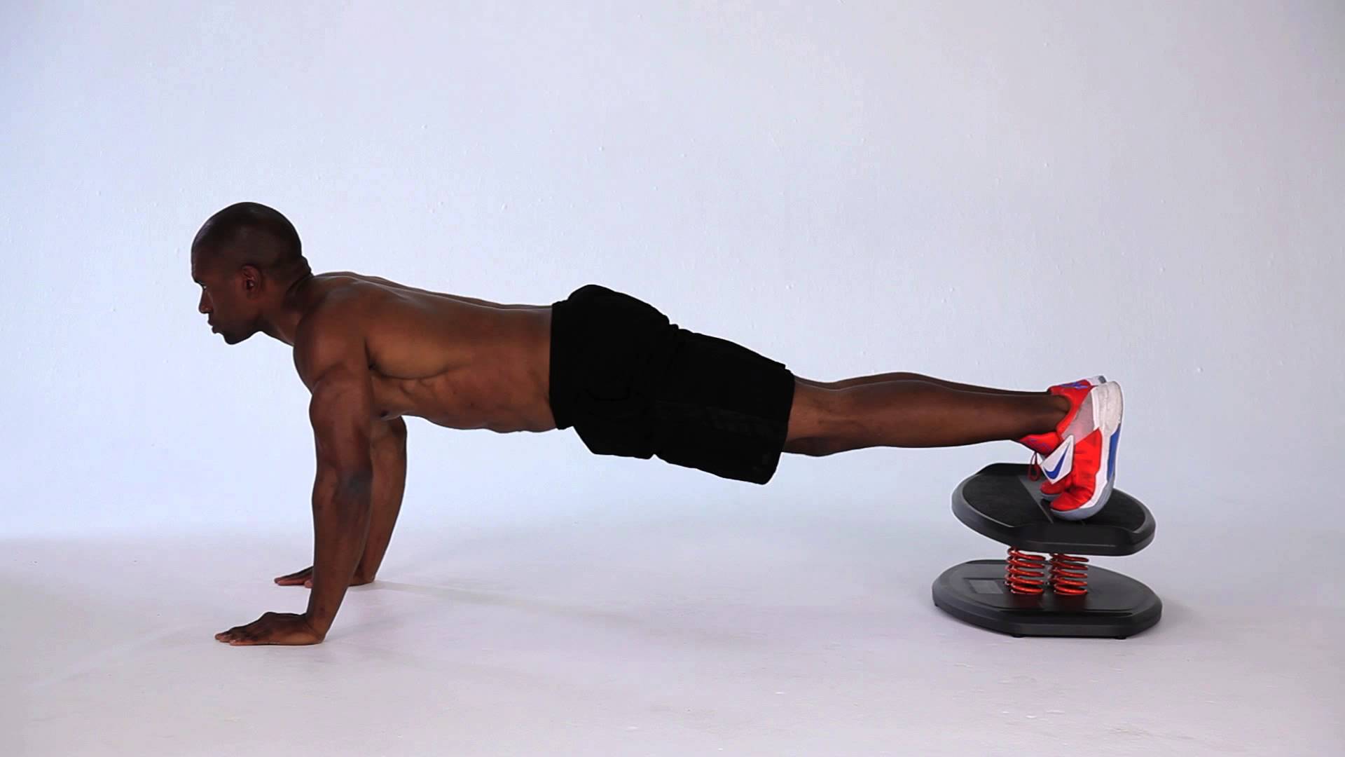 StrongBoard Balance Board Reverse Plank Workout