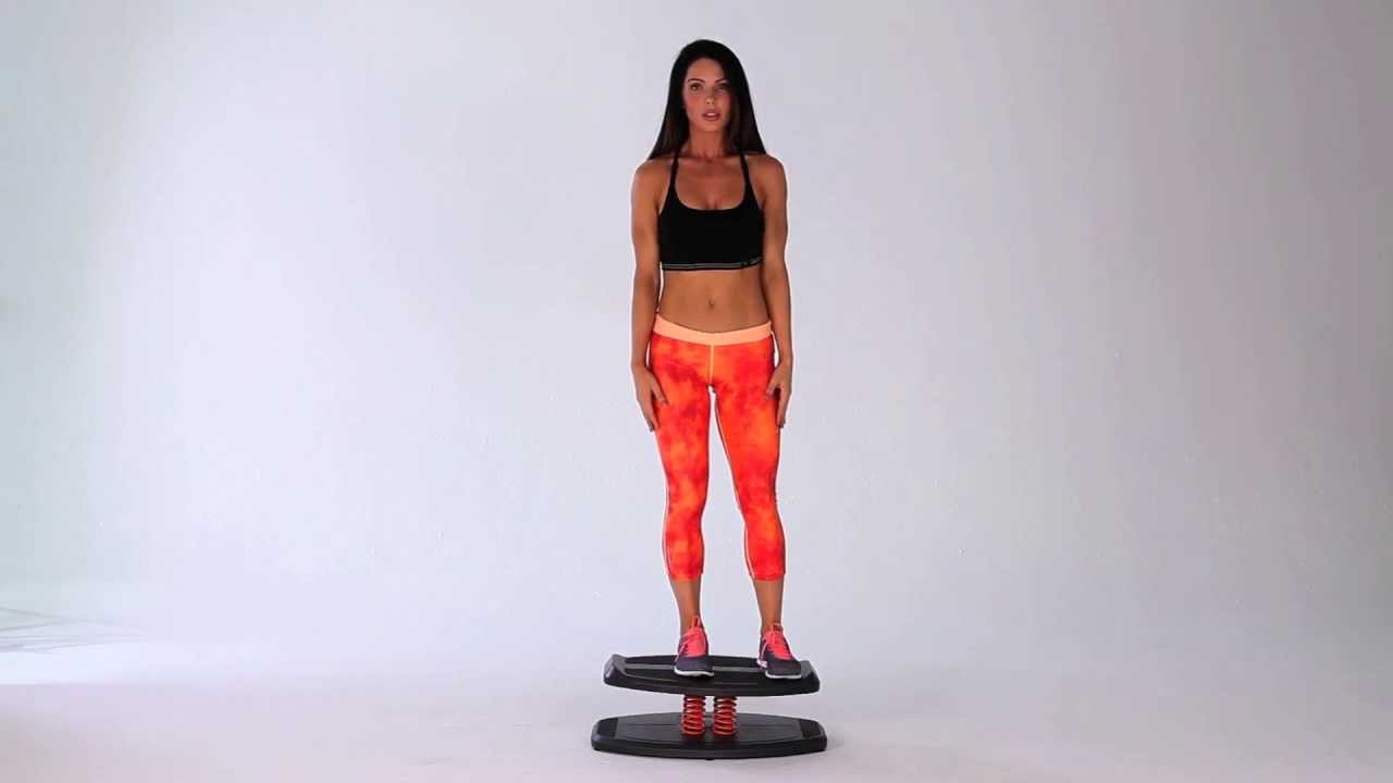 StrongBoard Balance Board Un-Even Squats