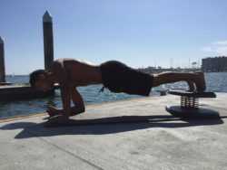 StrongBoard Balance Board Reverse Plank to Forearm