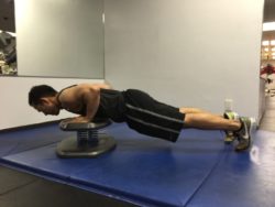 StrongBoard Balance Board Superman Push Ups