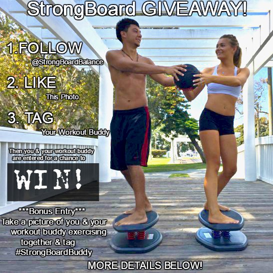 StrongBoard Balance Board August Instagram Giveaway