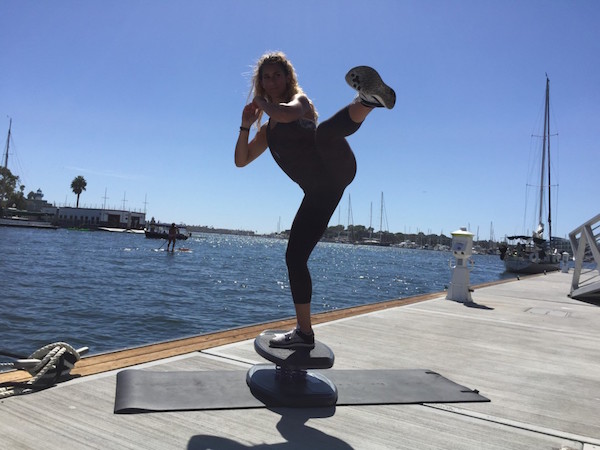 StrongBoard Balance Board Karate workout Combo