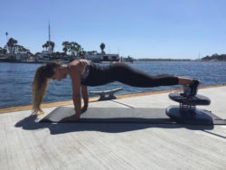 StrongBoard Balance Board Plank Hip Dips