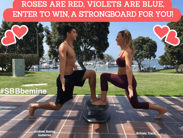 Valentine's Day Contest StrongBoard Balance Board