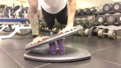StrongBoard Balance Board PT Planks with Tempo Teeters
