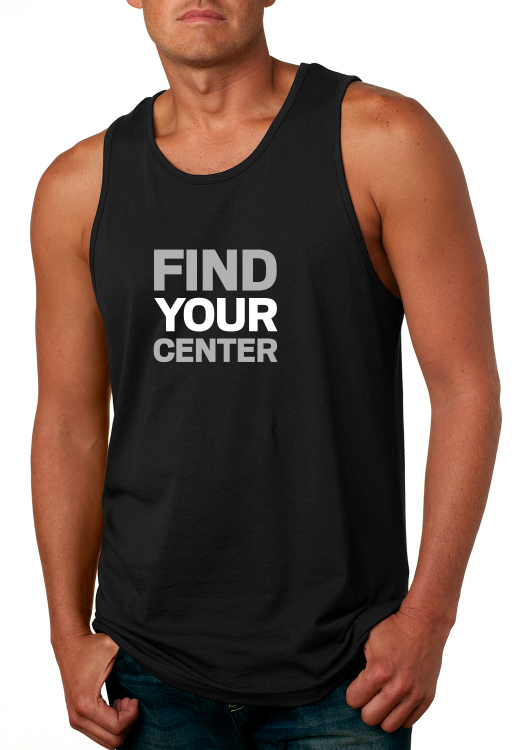 Men's Tank "Find Your Center"