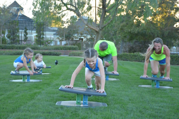 Family Fitness with StrongBoard Balance Board