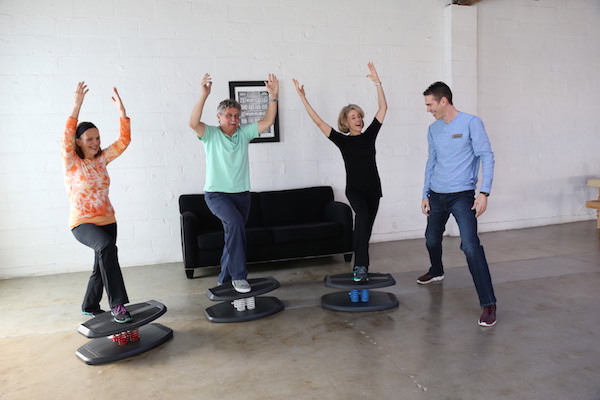 StrongBoard Balance Board Physical Therapy in Senior Fitness