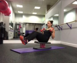 Torch Belly Fat & Sculpt Arms with V-Sit with Dumbbell Curls