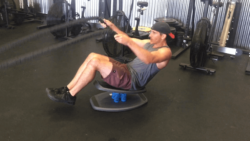 Total Strength and Cardio Training in One Power Move V-Sit Battle Ropes on StrongBoard Balance Board