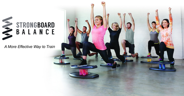 Workout with StrongBoard Balance board