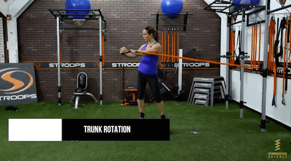 Trunk Rotation Using StrongStrap By Stroops For StrongBoard