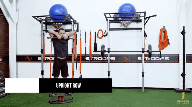 Upright Row Using StrongStrap By Stroops For StrongBoard