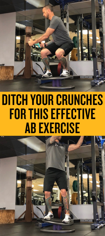 Abdominal exercise that will work your obliques, shoulders, and core