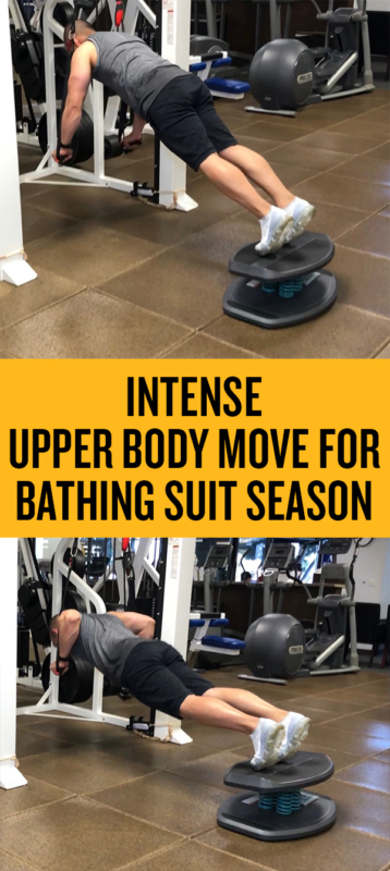 Intense Upper Body Move For Bathing Suit Season - CrossCore Reverse PushUps